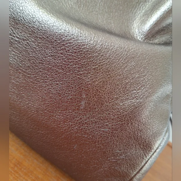 COACH Madison Phoebe Shoulder Bag Metallic Gold Bronze Leather Slouchy Hobo NEW - Picture 16 of 16